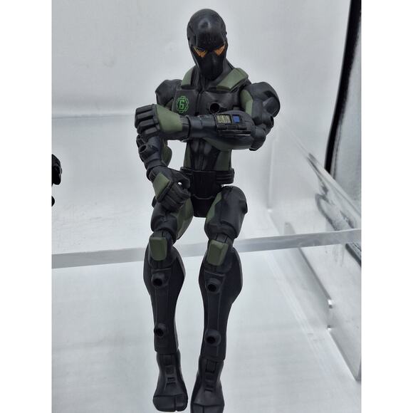 GI Joe Sigma 6 Action Figures. Duke, Snake Eyes Paratrooper Duke & Shadow Storm - Picture 13 of 15